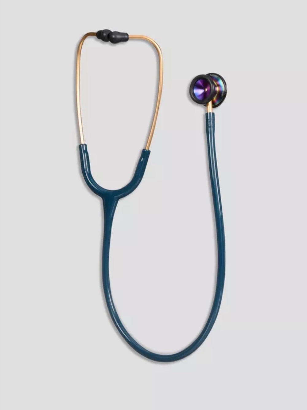 EUC Littmann Classic II pediatric stethoscope Caribbean blue with rainbow finish